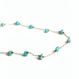 Mona Turquoise Anklet
