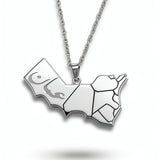 Oman Map Necklace