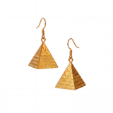 Pyramid Drop Earrings