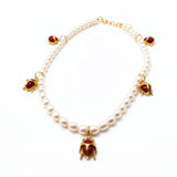 Scarab Pearl Necklace