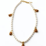 Scarab Pearl Necklace