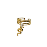 Serpent Stack Ring