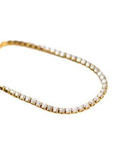 Gold Tennis Anklet - KIRO UK