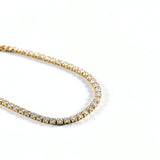 Gold Tennis Anklet
