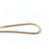 Gold Tennis Anklet