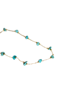 Mona Turquoise Anklet - KIRO UK