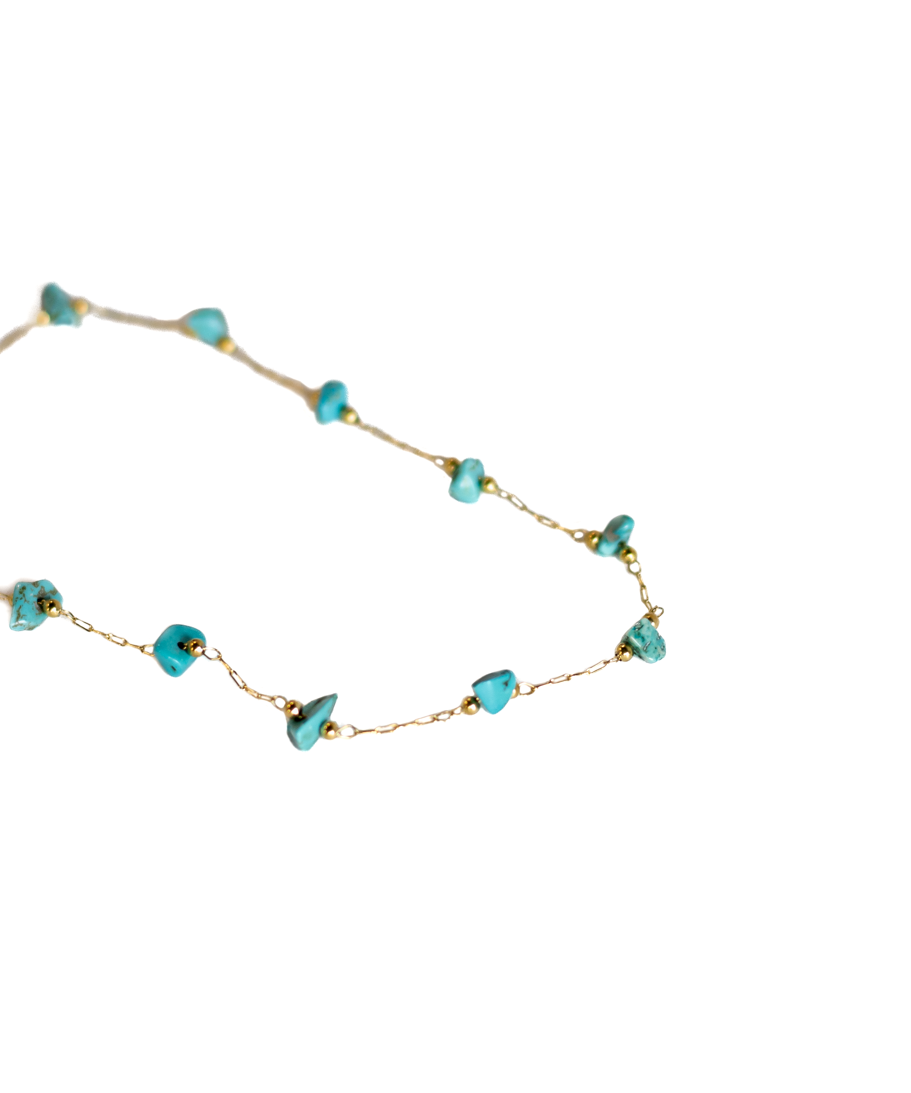 Mona Turquoise Anklet - KIRO UK