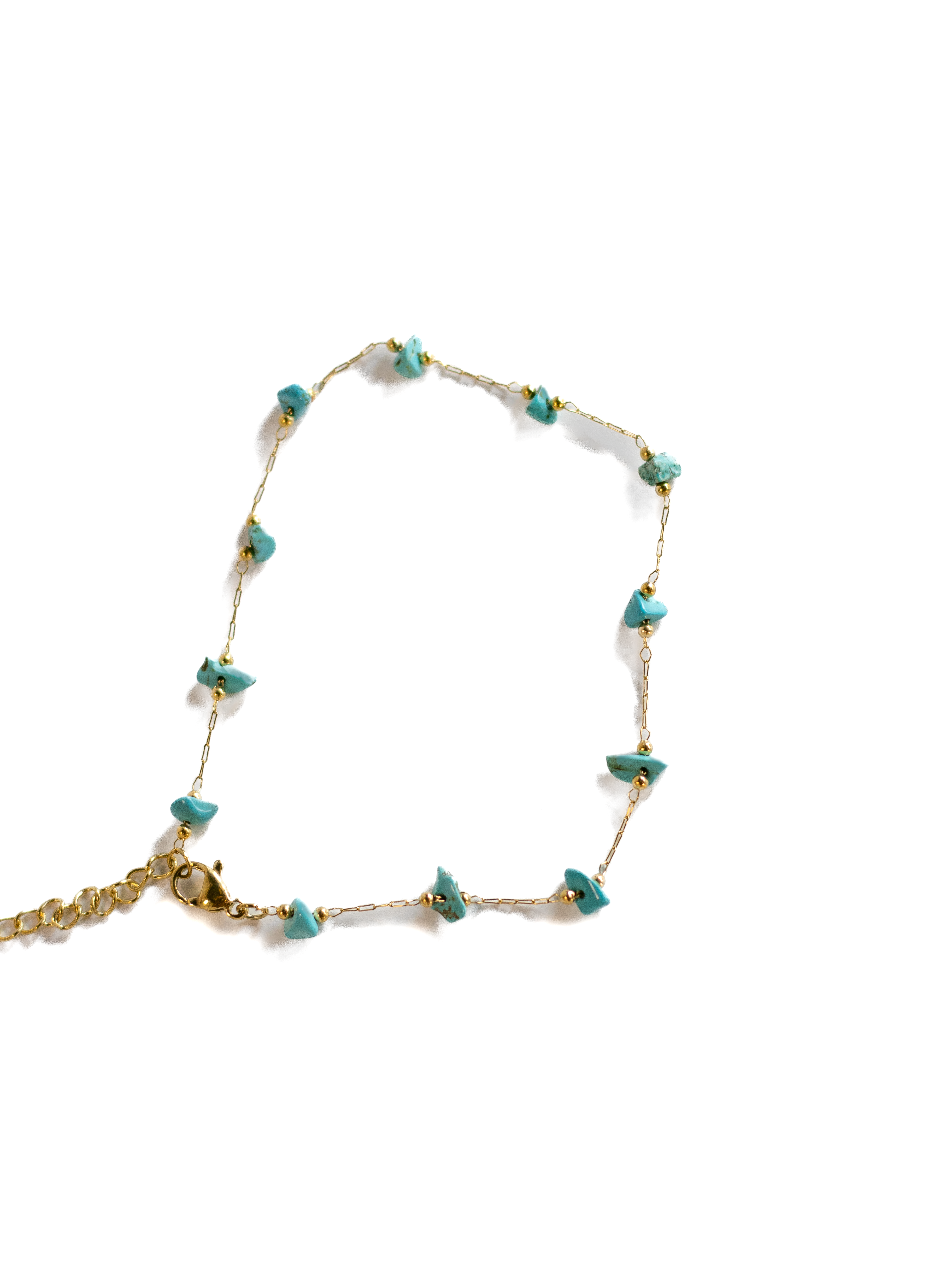 Mona Turquoise Anklet - KIRO UK