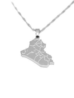 Iraq Map Necklace - KIRO UK