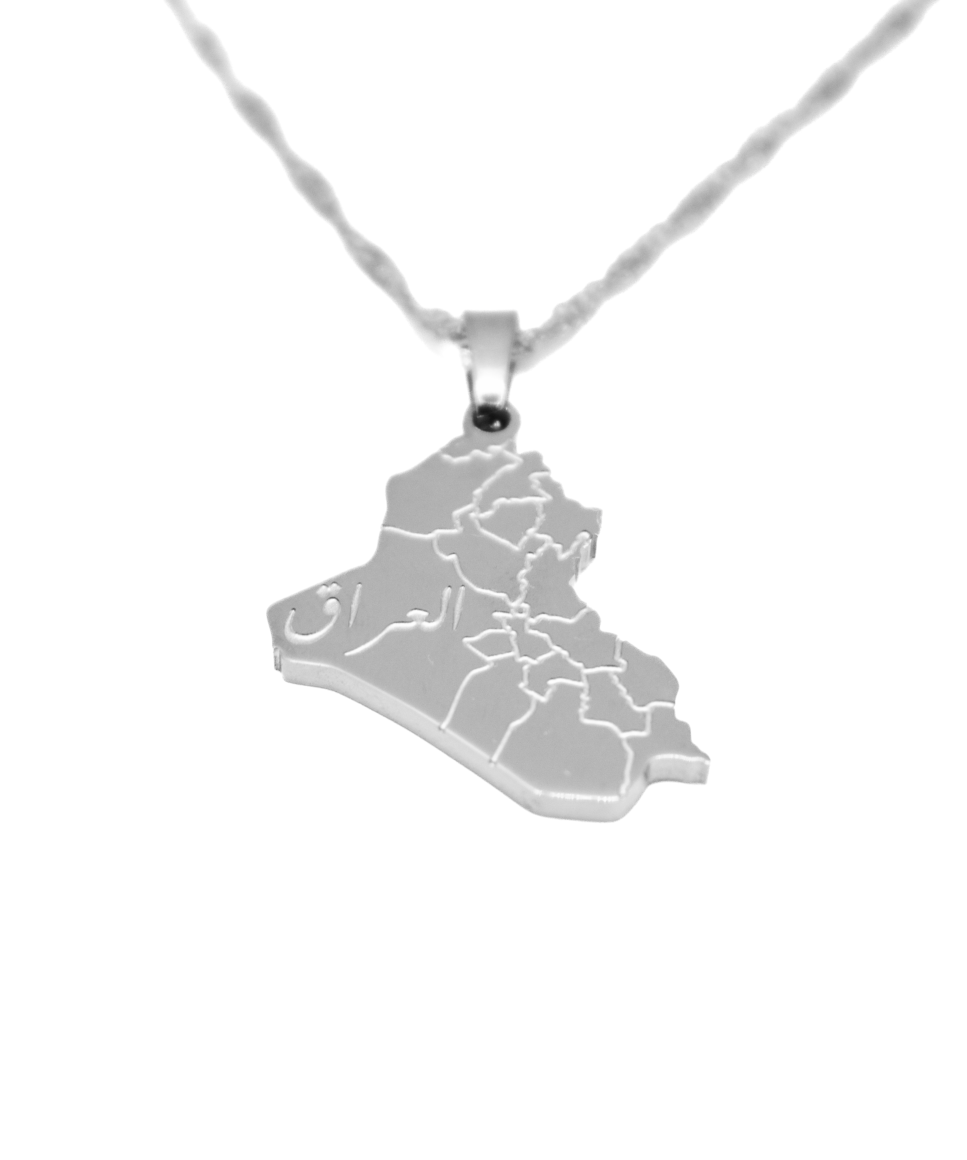 Iraq Map Necklace - KIRO UK