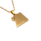 Egypt Map Necklace - KIRO UK