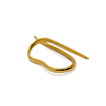 18k Gold plated KIRO meroe two finger bar ring