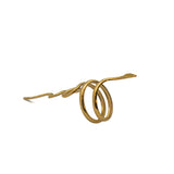 KIRO Serpent XL Ring, a gold-plated statement ring with an intricate snake design that wraps around the finger.