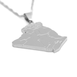 Algeria Map Necklace - KIRO UK