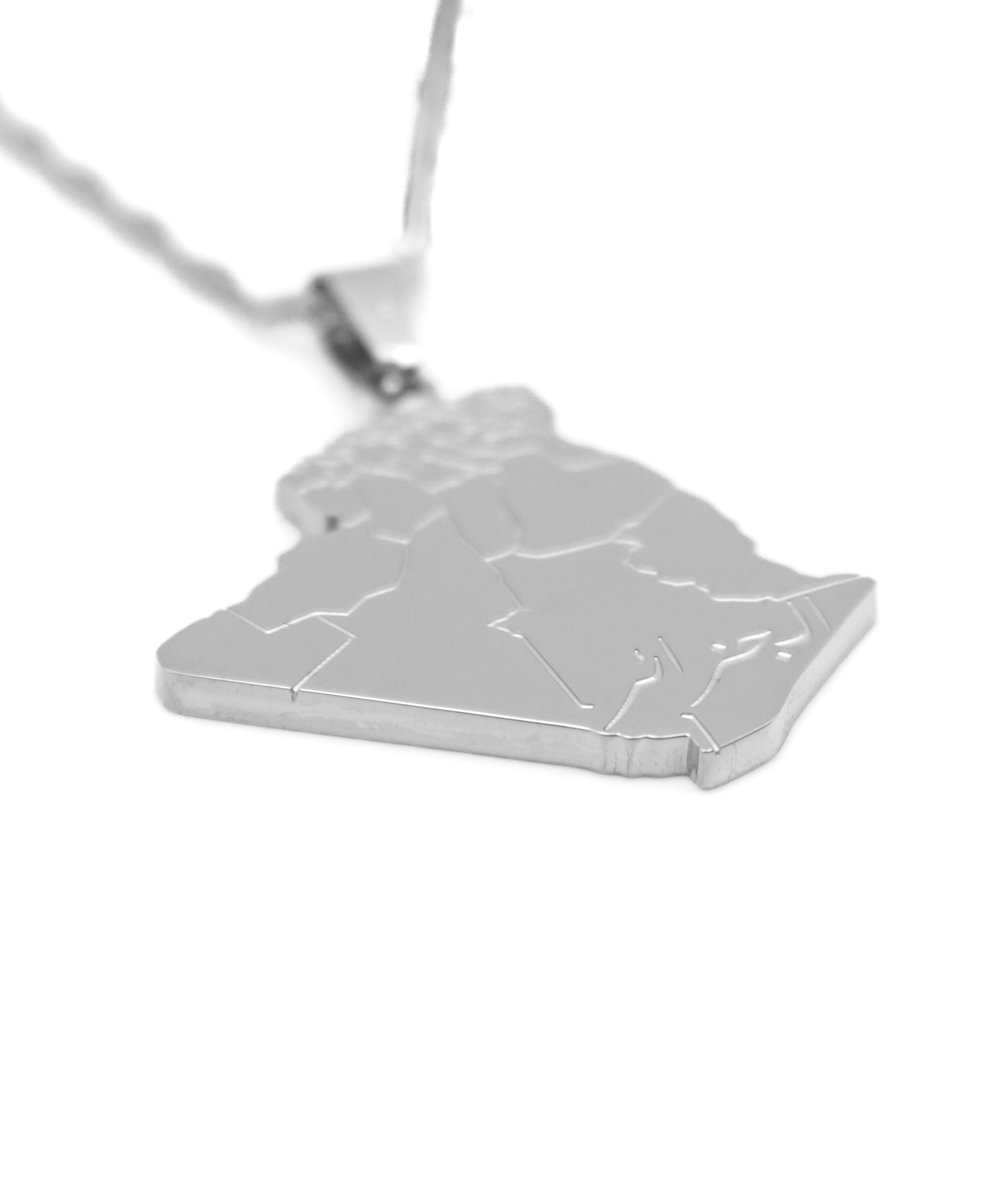 Algeria Map Necklace - KIRO UK