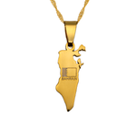 Bahrain Map Necklace - KIRO UK