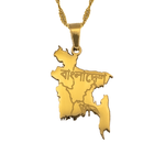 Bangladesh Map Necklace - KIRO UK