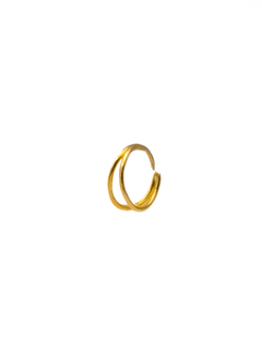 Sterling Silver Double Nose Ring - KIRO UK