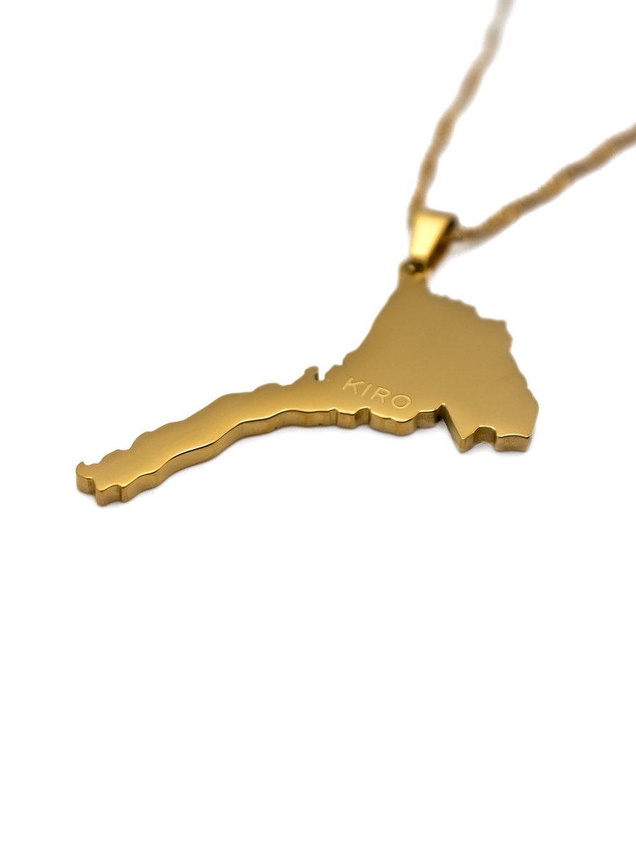 Eritrea Map Necklace
