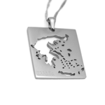 Greece Map Necklace - KIRO UK
