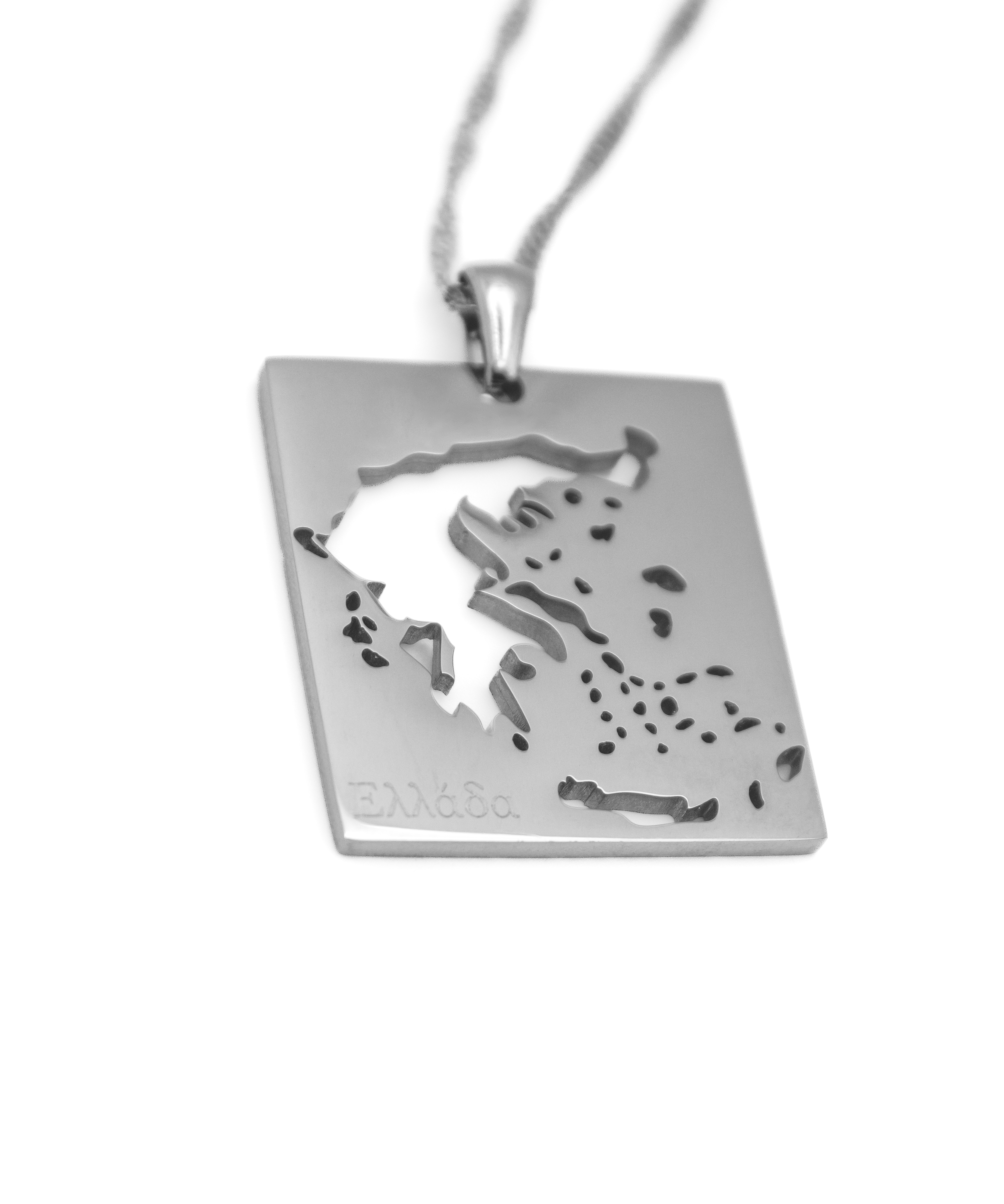 Greece Map Necklace - KIRO UK