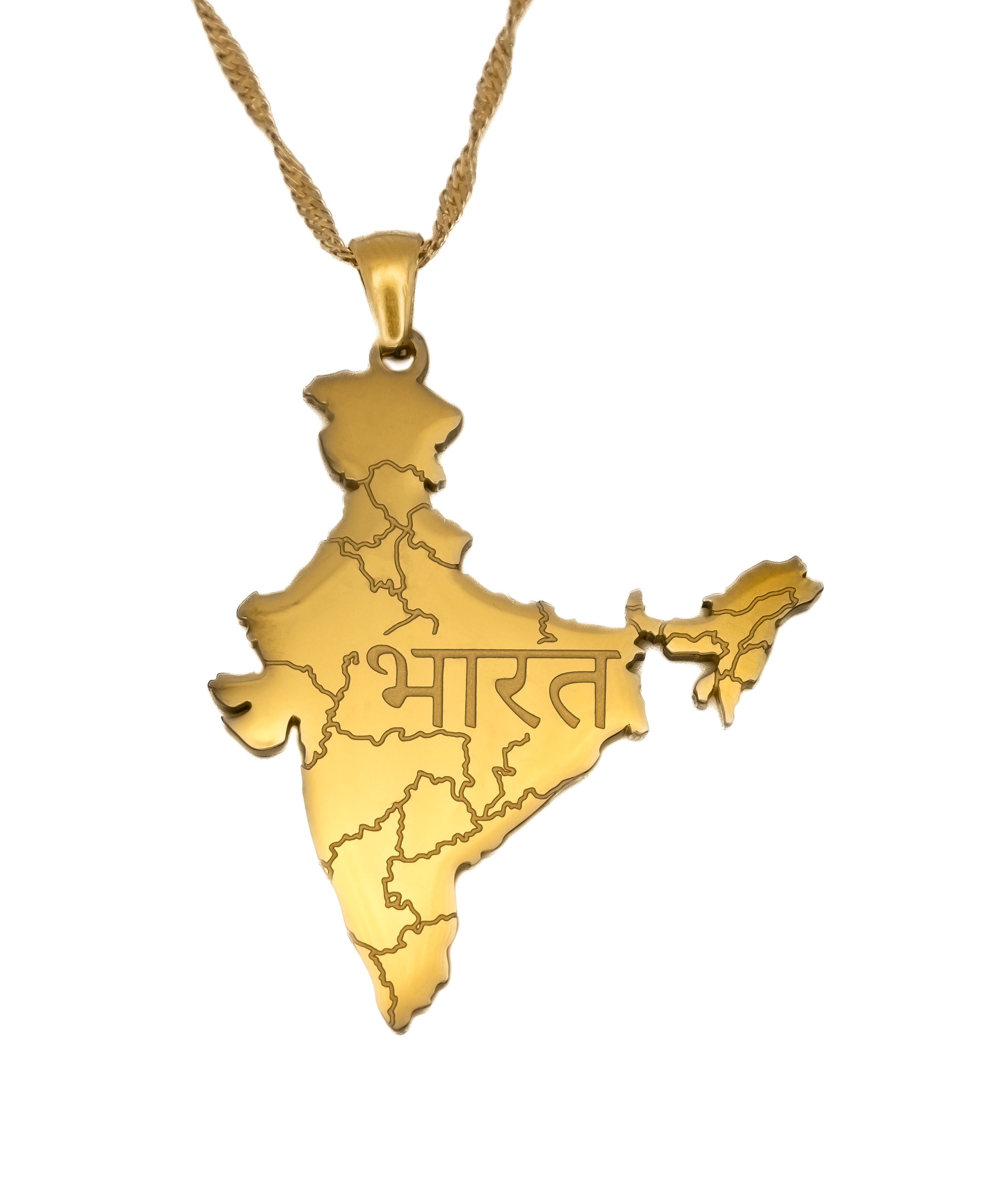 India Map Necklace - KIRO UK