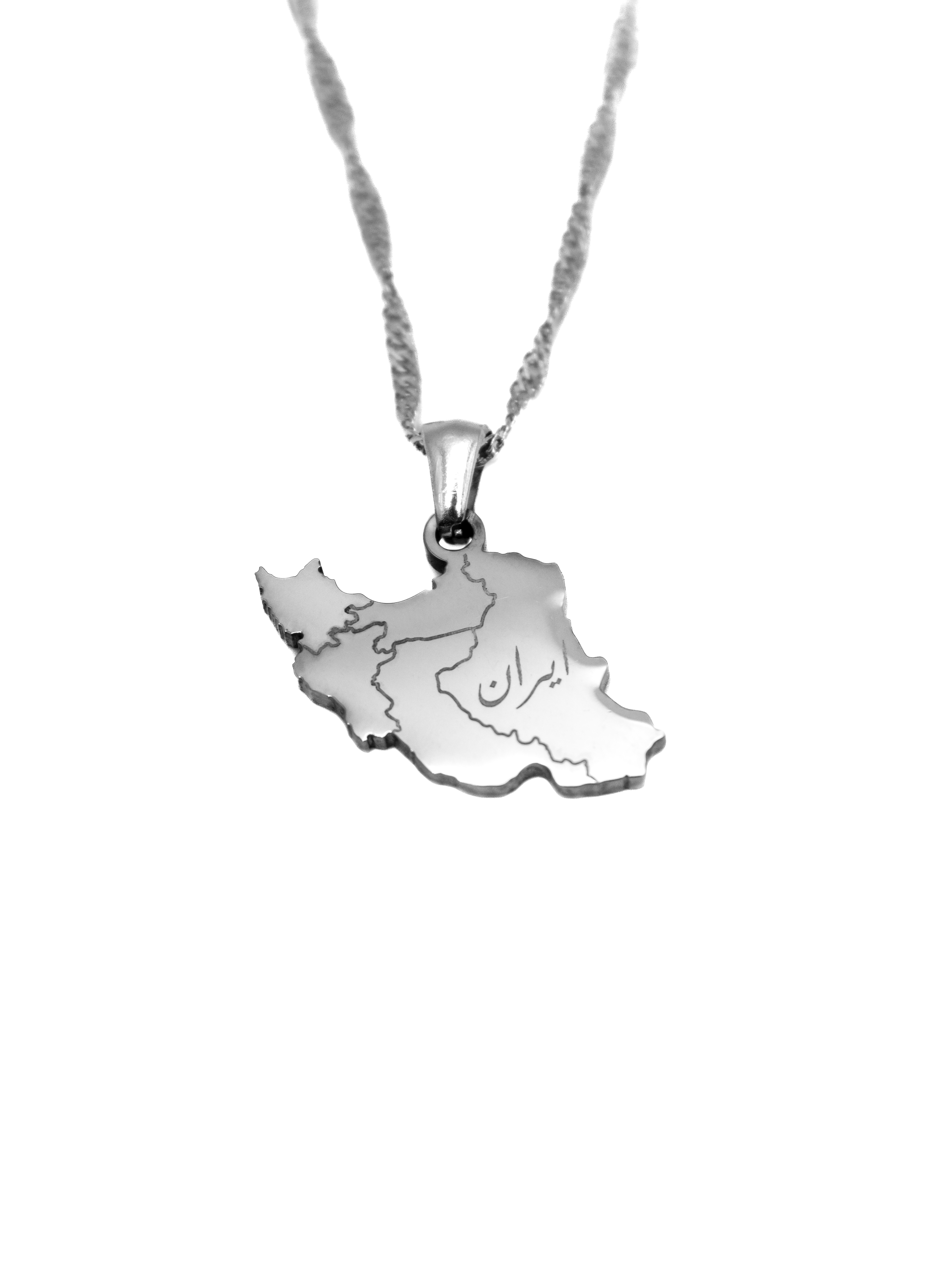 Iran Map Necklace - KIRO UK