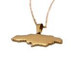 Jamaica Map Necklace - KIRO UK
