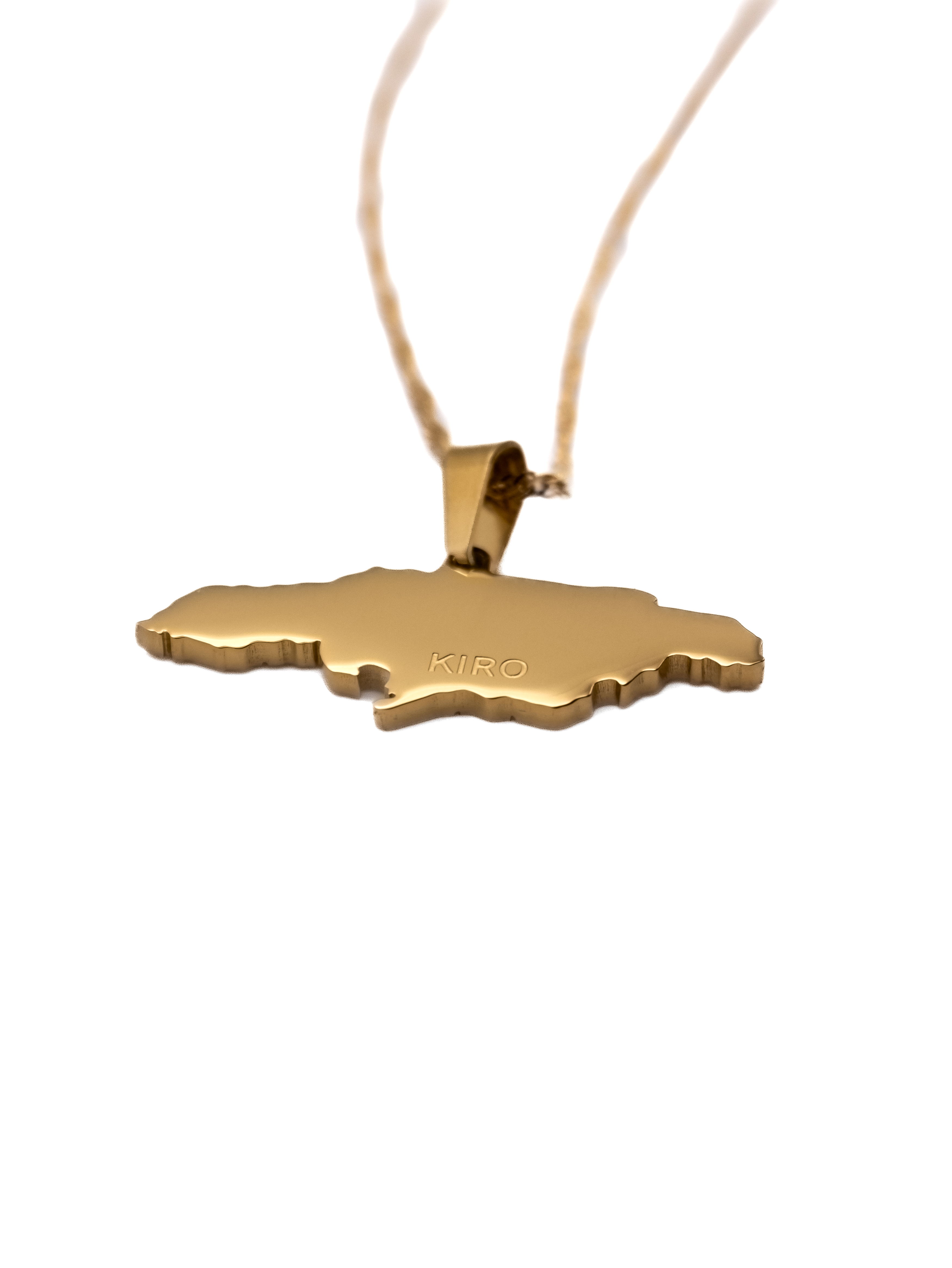 Jamaica Map Necklace - KIRO UK