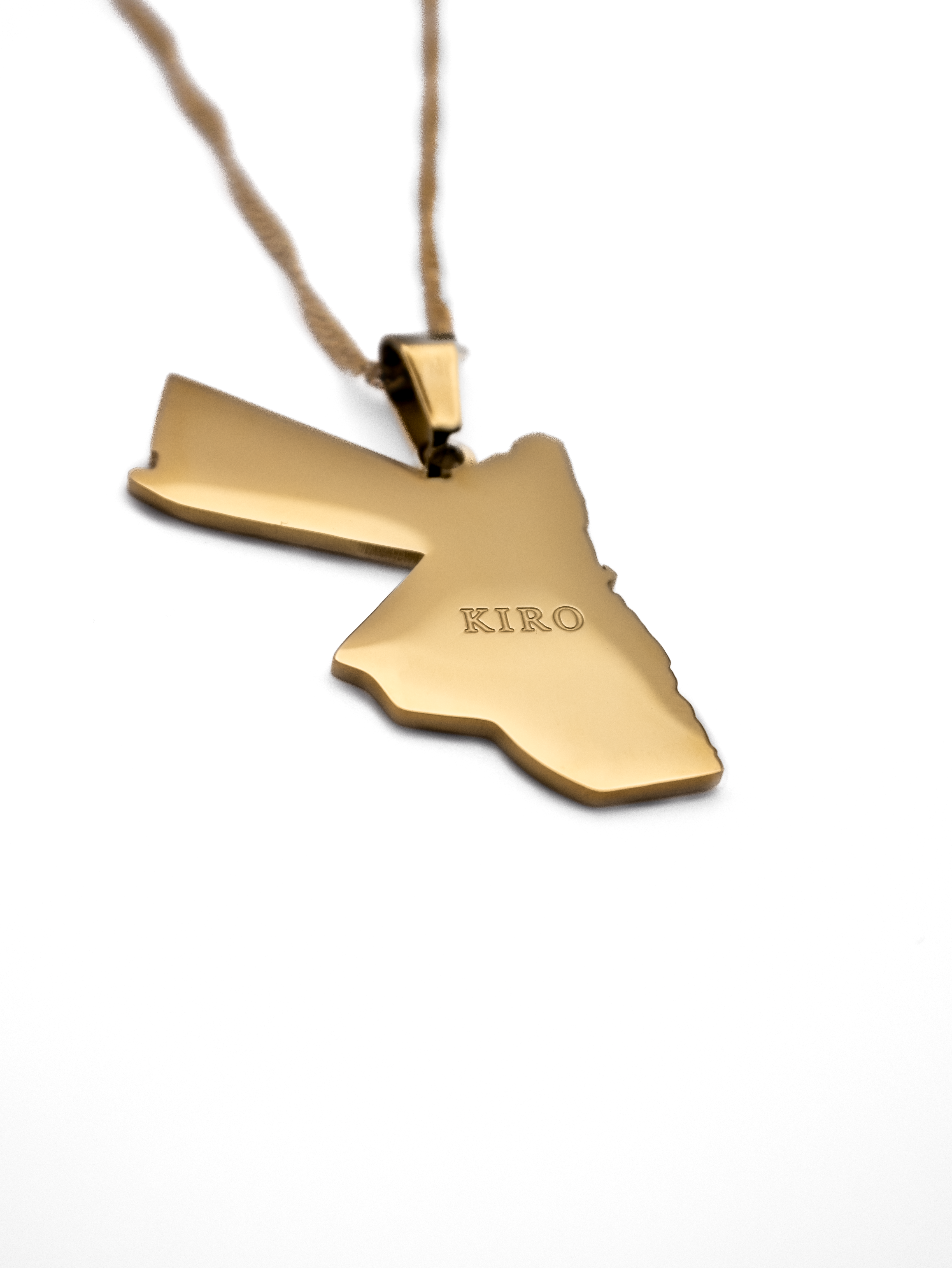 Jordan Map Necklace - KIRO UK