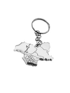 Kashmir Map Keyring - KIRO UK