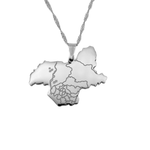 Kashmir Map Necklace - KIRO UK