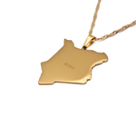 Kenya Map Necklace - KIRO UK