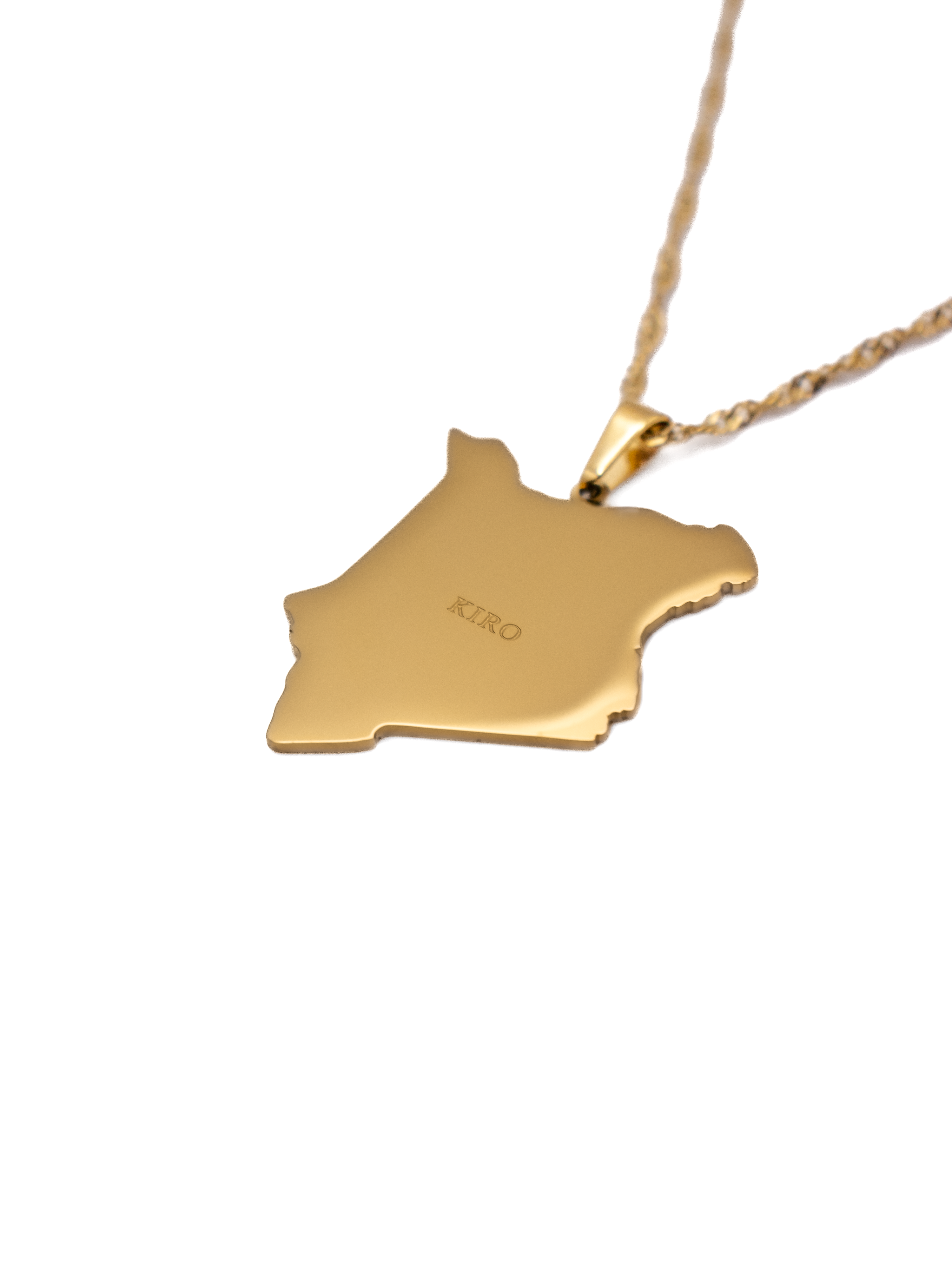 Kenya Map Necklace - KIRO UK