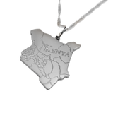 Kenya Map Necklace - KIRO UK