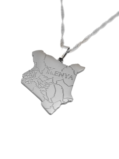 Kenya Map Necklace - KIRO UK