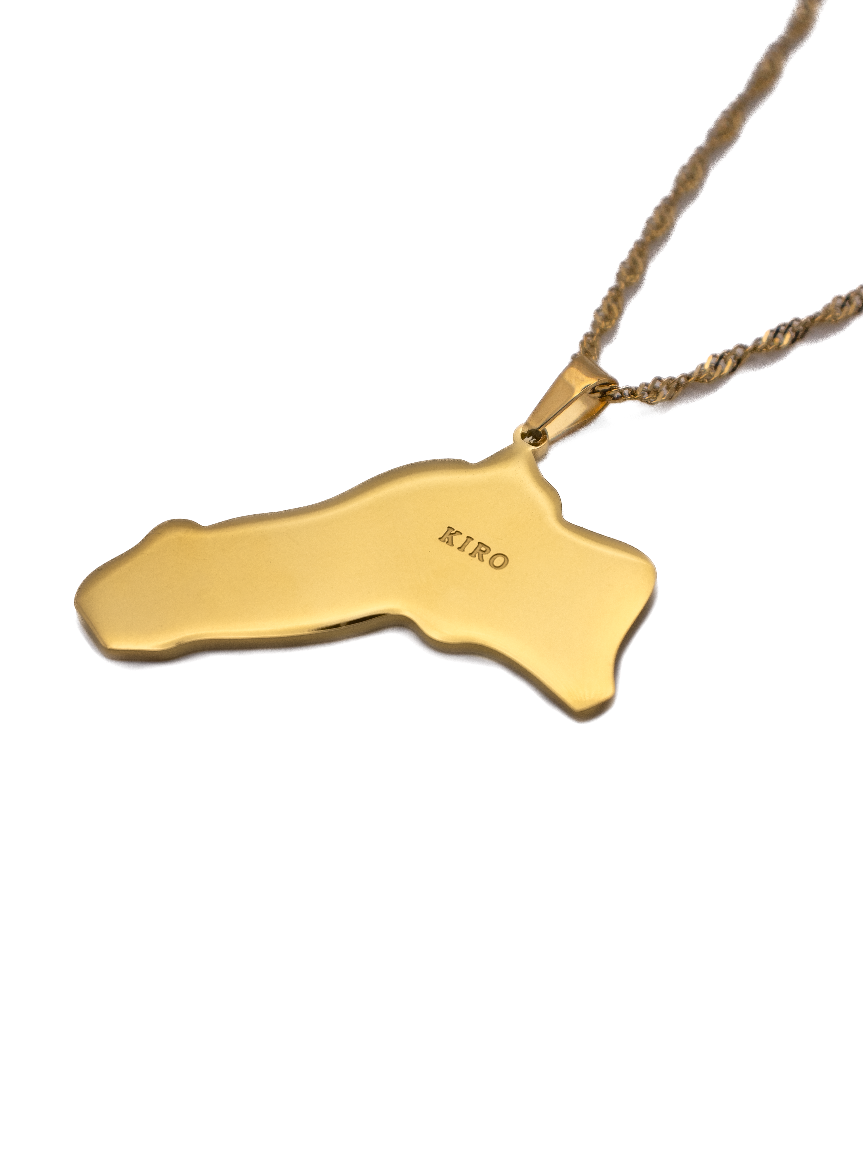 Kurdistan Map Necklace - KIRO UK