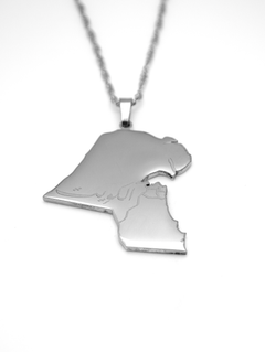 Kuwait Map Necklace - KIRO UK