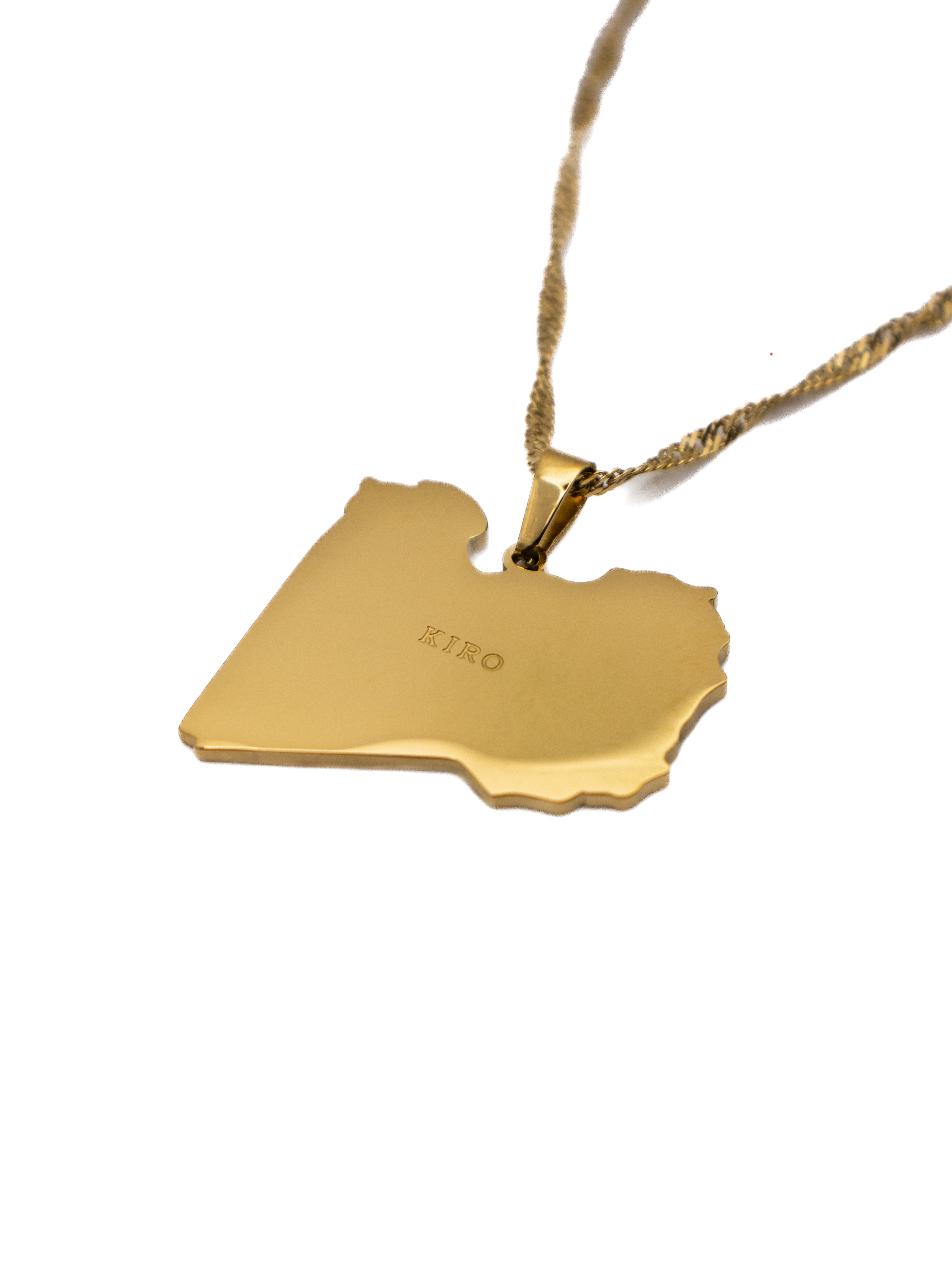 Libya Map Necklace - KIRO UK