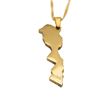 Morocco Map Necklace - KIRO UK