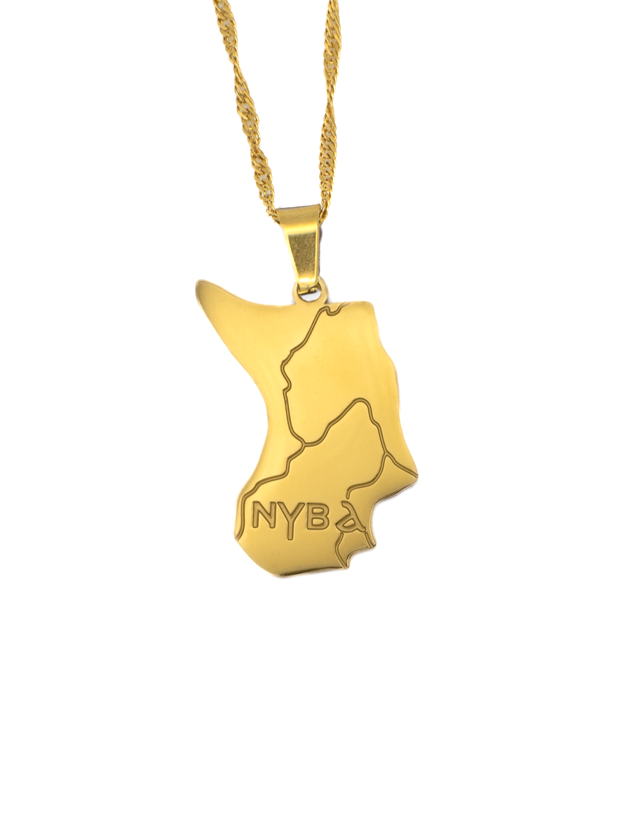 Nubia Map necklace