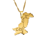 Pakistan Map Necklace - KIRO UK