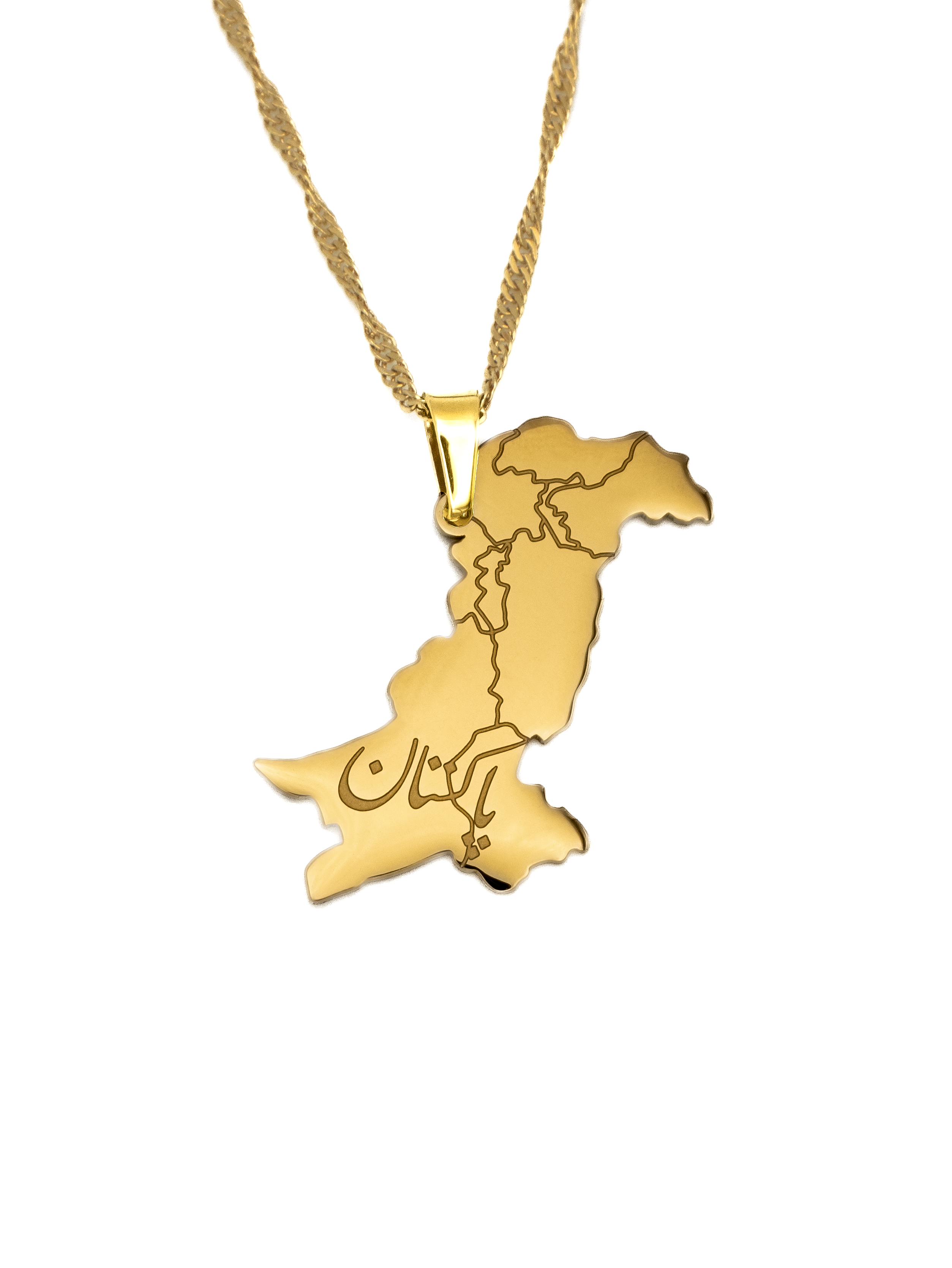 Pakistan Map Necklace - KIRO UK