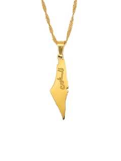 Palestine Map Necklace - KIRO UK
