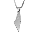Palestine Map Necklace - KIRO UK