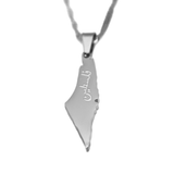 Palestine Map Necklace - KIRO UK