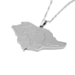 Saudi Arabia Map Necklace - KIRO UK