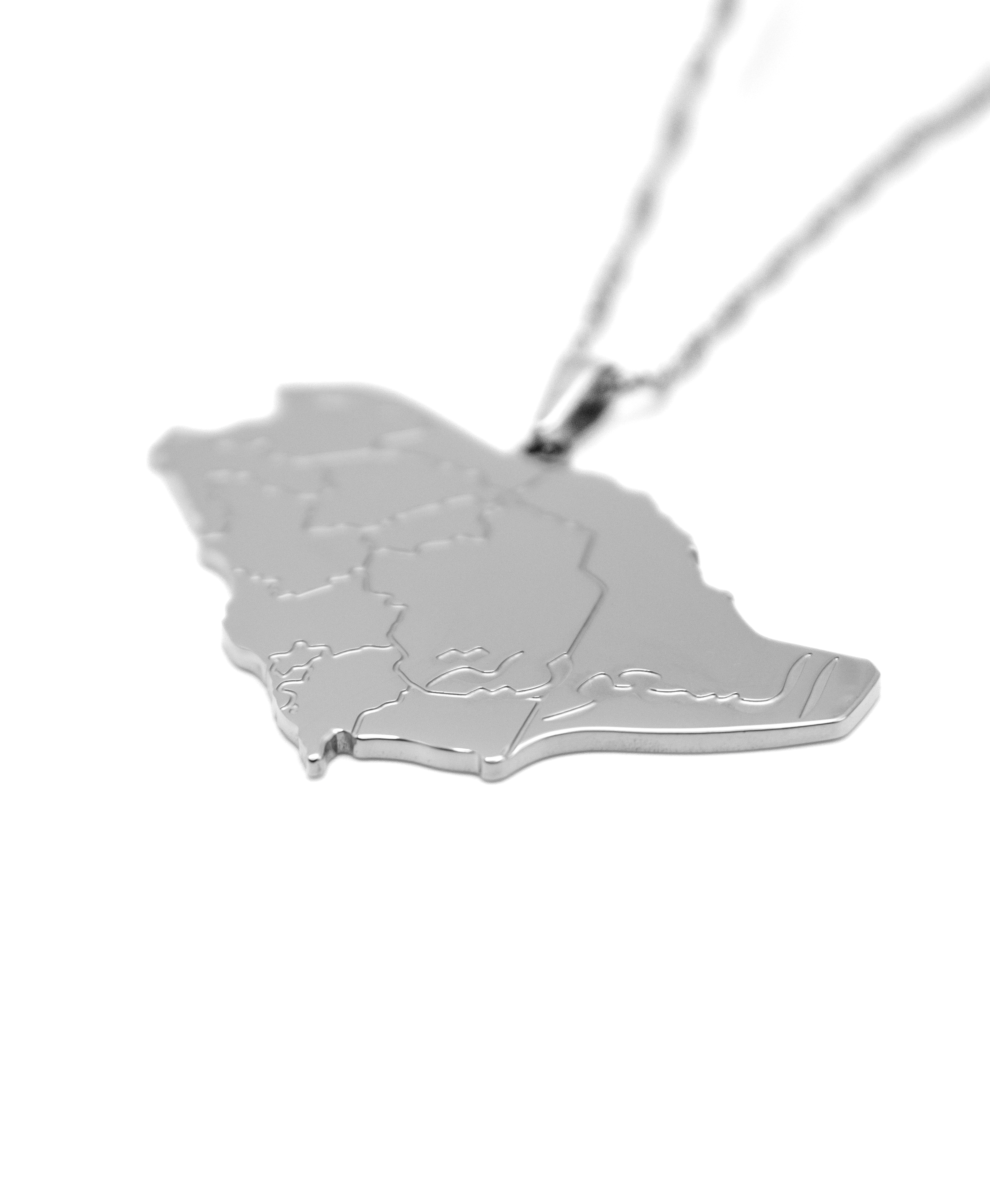 Saudi Arabia Map Necklace - KIRO UK