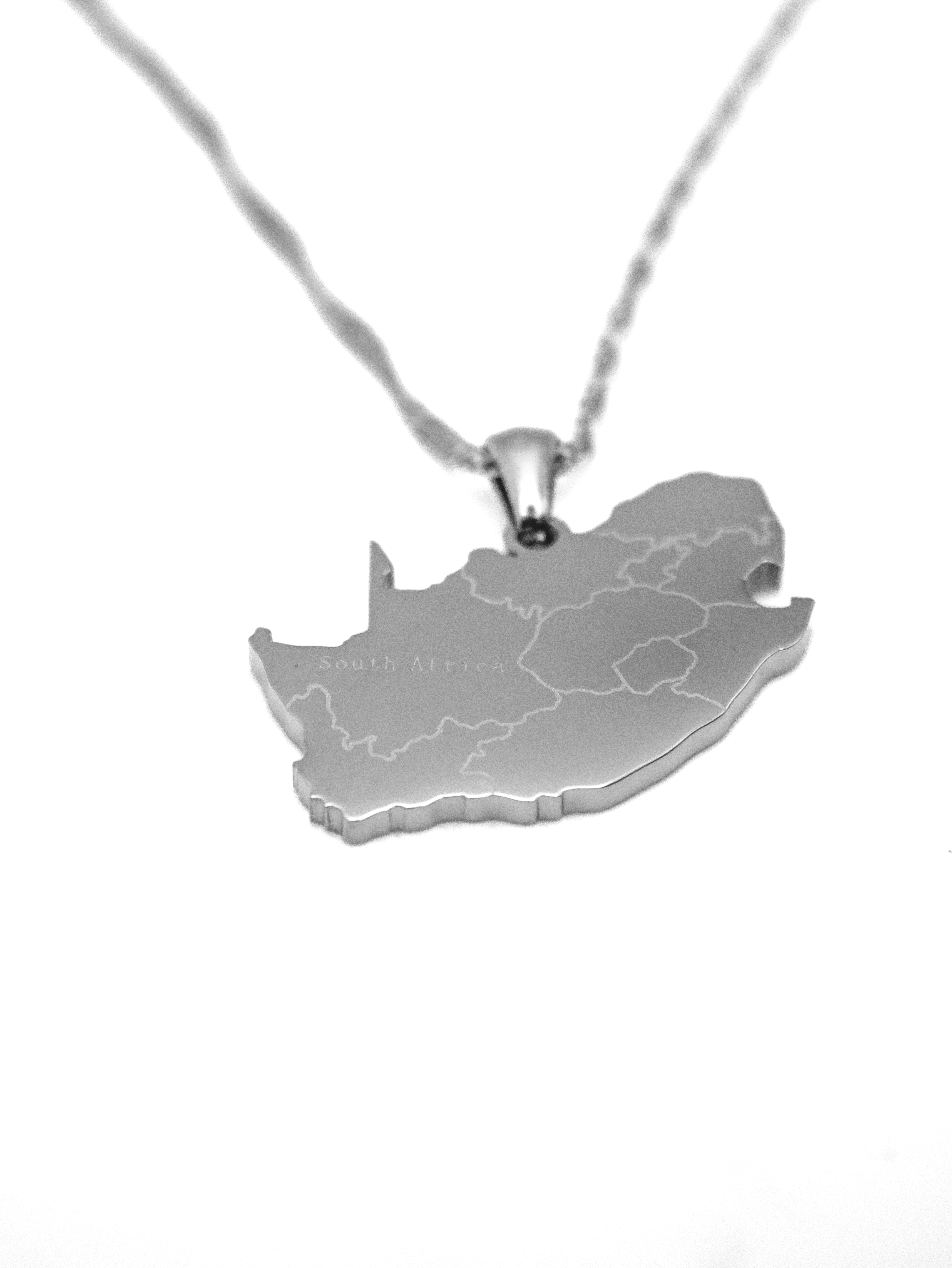 South Africa Map Necklace - KIRO UK