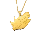 South Africa Map Necklace - KIRO UK